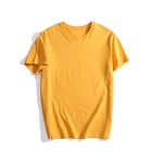 Blank T Shirt Customizable Comfortable Sweat Proof Men's Gym Blank Heat Transfer T Shirt