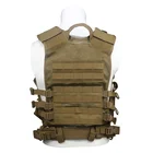 Hot Sale Tactical Security Army Vest Molle Military Plate Carrier Detachable Durable Adjustable Tactical Vest