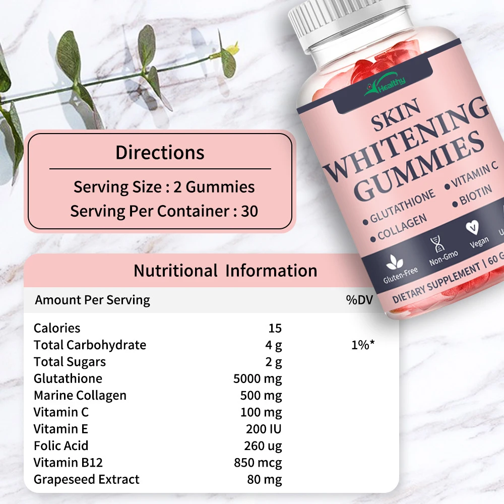 Vitamin C Glutathione Collagen Skin Whitening Gummies Buy Glutathion