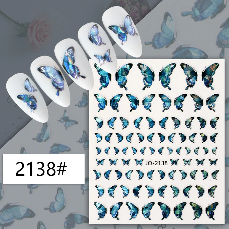 Nail Diy 3d Butterfly Decals Nail Decoration Supplies Decoration