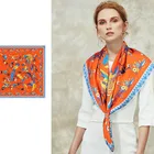 Silk Scarf Design Digital Print 100% Silk Scarf Custom Design
