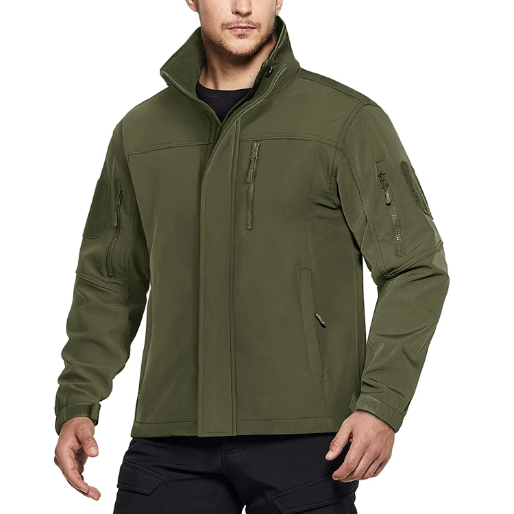Clothing Manufacturer Outdoor Tactical Softshell Jackets Men's Waterproof, Navy Combat Fishing Hiking Fleece Safari Jacket