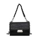 High Bags Women New Style High Quality Weave Shoulder Chain Multiple Compartment Women Sling Bag Crossbody