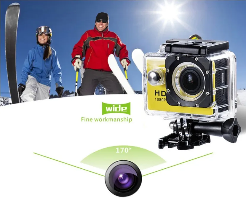 Full HD 1080P Waterproof Cam Outdoor Sports Action DV Mini Camera