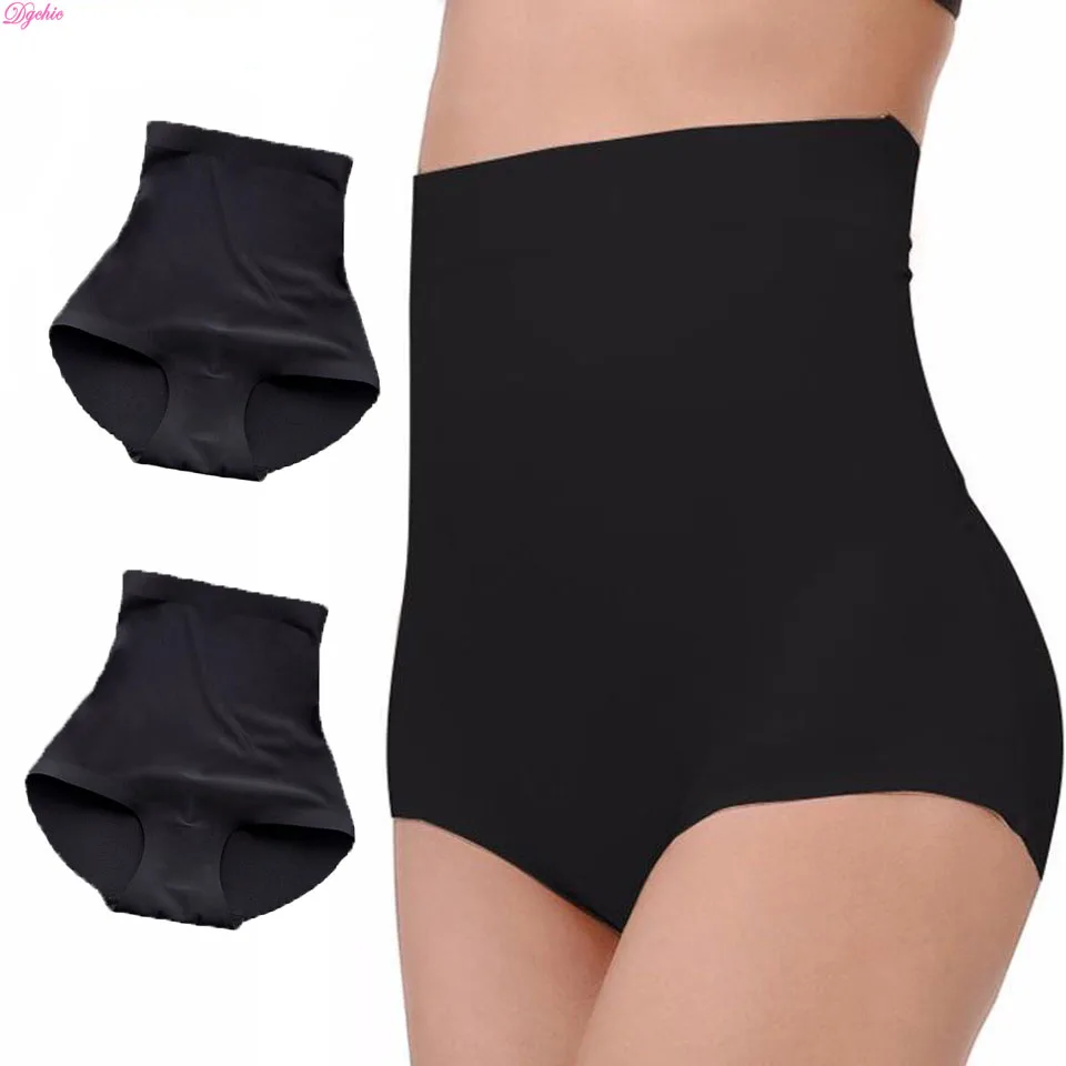 high waist plus size seamless women tummy control girdle slimming shapewear high waist panties shaper