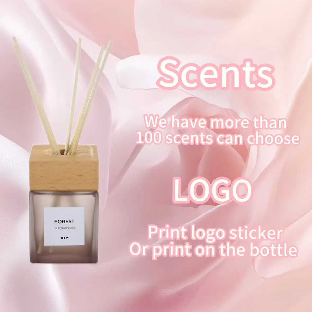 product custom matte glass bottle perfume essential oil reed aroma reed diffuser sets wholesale fragrance scented diffuser for home-3