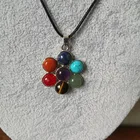Semi-precious Gemstone Semi-precious Gemstone Chakra Pendant Necklace