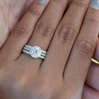Sterling Ring Rings Wedding Rings Hot Sale Diamond 925 Sterling Silver Ring Custom Logo Wedding Rings For Women