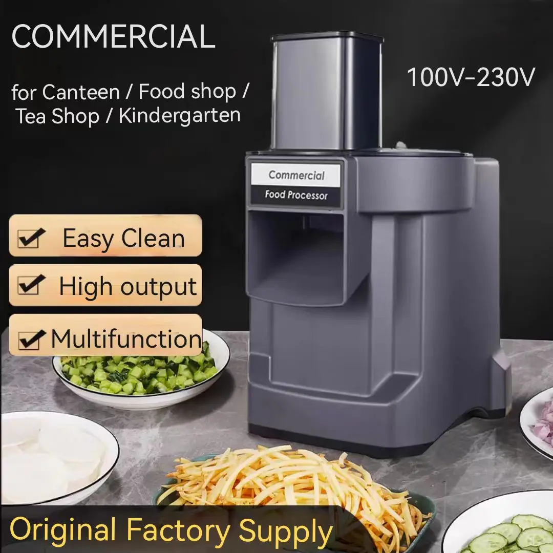 product automatic commercial food processor electric vegetable slicer chopper cutter machine for restaurant catering school kitchen rts-13