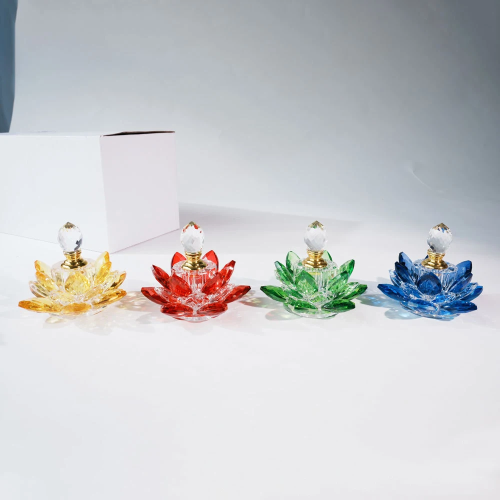 product pujiang factory lotus flower essential oil dropper bottles fancy 3ml crystal perfume bottle customized logo for lady gift-6