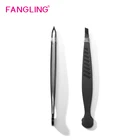 Tool Eyelash 2021 New Beauty Tool Stainless Steel Black Professional Eyelash Eyelash Tweezers