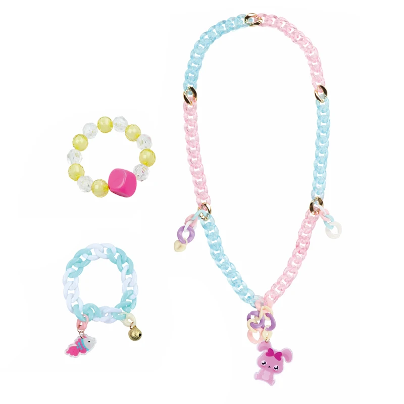 Bling beads bracelet making kit for kids girls jewelry diy charm