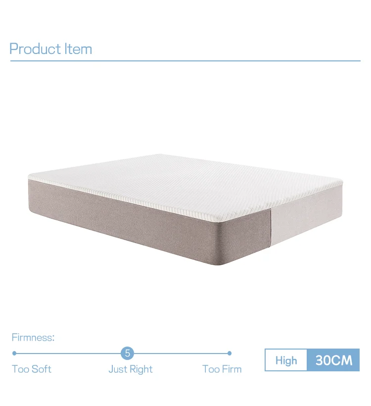 12 Inch King Size Organic Foam Mattress Pocket Spring Natural Bed Latex Mattress Topper King