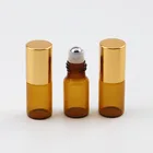 Roller Roller Bottle 1ml 2ml 3ml 5ml 10ml Airless Gemstone Roller Brushed Twill Balls For Roll On Bottle