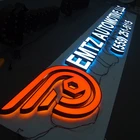 Signage Signage Factory Custom 3D LED Waterproof Boundless Frontlit Letter Signs Signage For Door LOGO Indoor And Outdoor