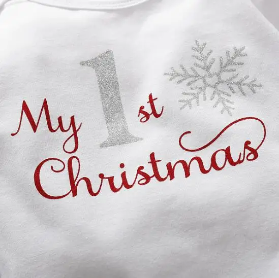 manufacturer Baby Christmas bodysuit and striped trousers with hats sets