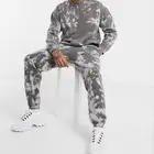 Sweat Suit 2021 Cotton Vintage Sweatsuit Mens Crew Neck Camo Tracksuit Custom Print 2pc Mens Cotton Sweat Suit
