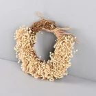 Wholesale Wall Decoration Dried Real Flower Gypsophila Babybreath Wreaths