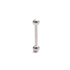 Tongue Barbell Barbell 14G ASTM F136 Implant Grade Titanium Internally Threaded Tongue Barbell Piercing Jewelry
