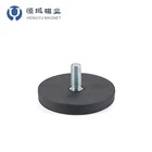 H M Coat Black D 88 H 8.5 H 23.5 M 10 TPR Rubber A3 Steel Base Rubber Coat Color: Black Screw Plating: Zn Strength: 48kg