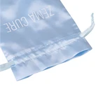 Hair Bags Bag Satin Hair Bag Promotional Pink Satin Hair Storage Pouch Bags With Custom Logo Silk Ribbon Drawstring Bag