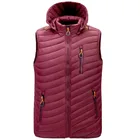 Padded Vest Puffer Vest Men Outdoor Water-resistant Warm Winter Clothing Sleeveless Padding Padded Puffer Vest For Men
