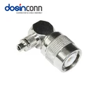 Tnc Connector TNC Male Crimp Connector 50 Ohm Right Angled For Cable RG58 RG59 RG174 RG6