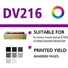 Developer Imaging Developer Drum Unit DV216 DV-216 Dv216 For Konica Minota Bizhub C7222 C7226 C226 ADC265S C225
