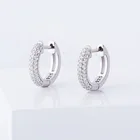 Silver Earring Sterling Silver 925 Silver Earrings Hiphop Customized Jewelry 925 Silver Hooks Earring Sterling