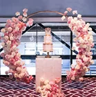 New Arrive Wedding Arch Frame Birthday Party Decoration Background Circle Arch Wedding Flower Arch
