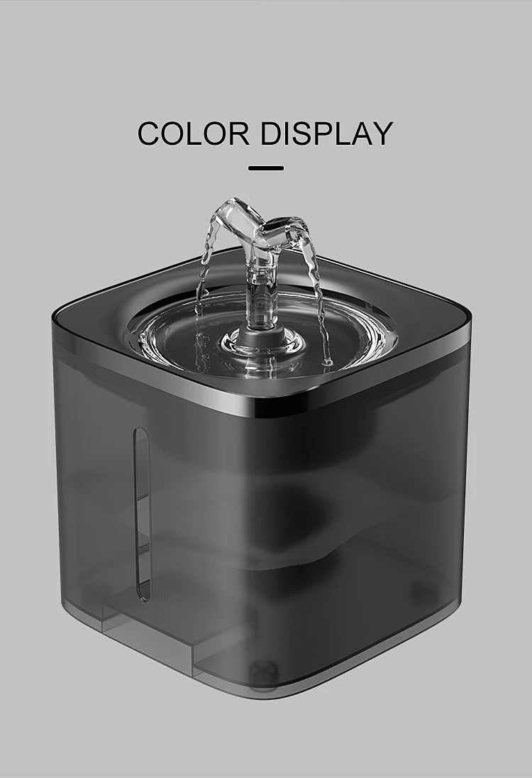 2l Automatic Pet Drinking Fountain Dog Water Dispenser Cat Drinker With