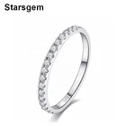 Diamond Ring Engagement Wedding Rings Starsgem 14k Pure Solid Gold Lab Grown Diamond Simple Band Ring