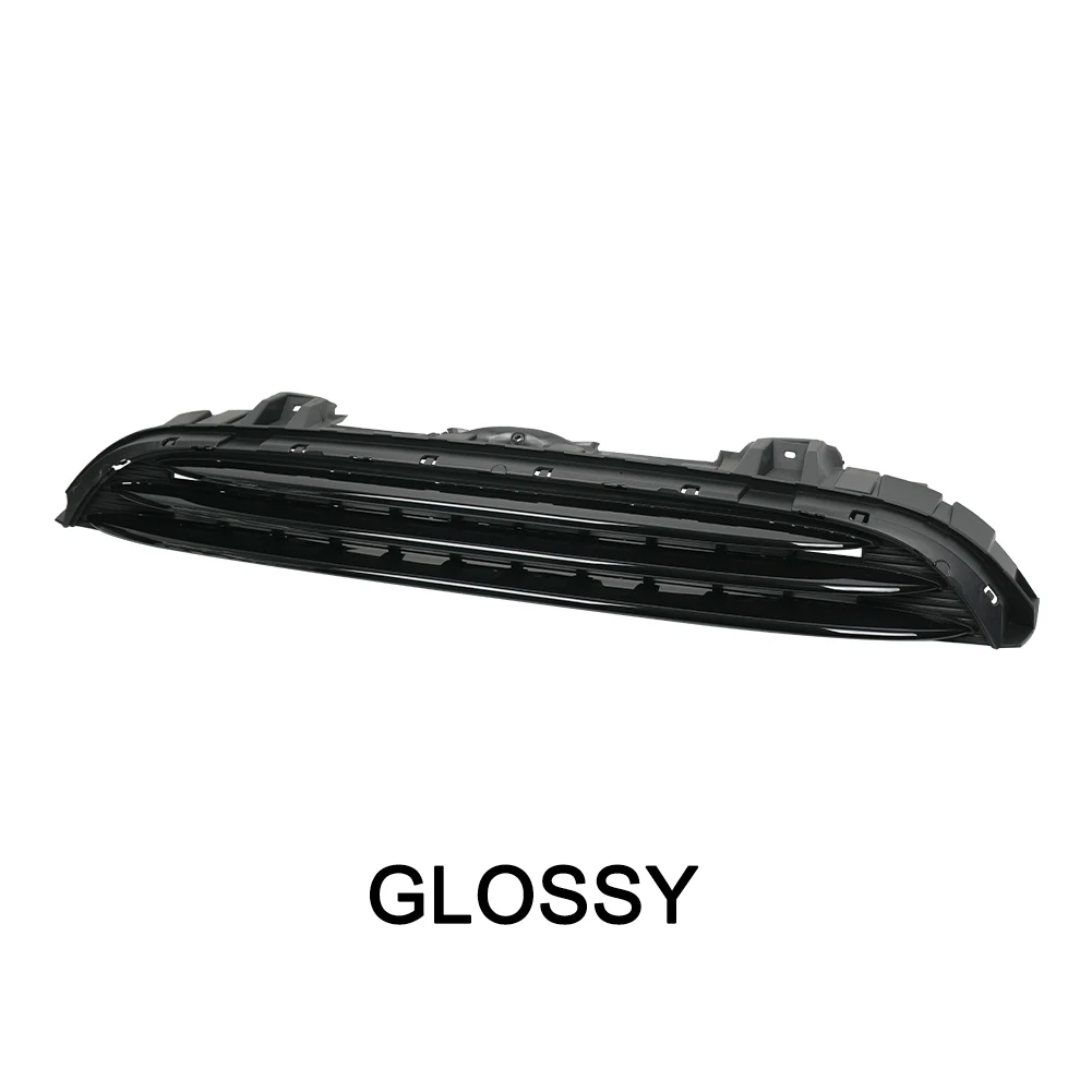 product car bumper upper grille chrome glossy black for bmw mini cooper f55 f56 front grille grill 2015 oem 51137335529-3