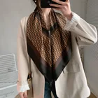 Scarves Custom Made Print Your Own Graceful Ladies Party Vintage Square Silk Scarves Satin Silk Scarf