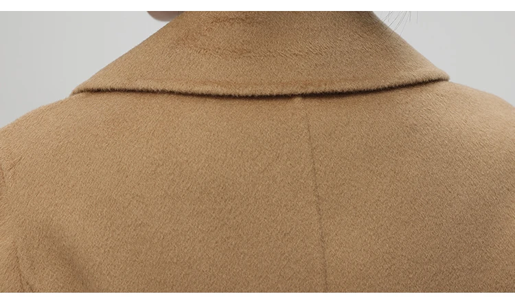 Women's Heavyweight Wool Winter Coat Windproof Long Overcoat for Extreme Cold