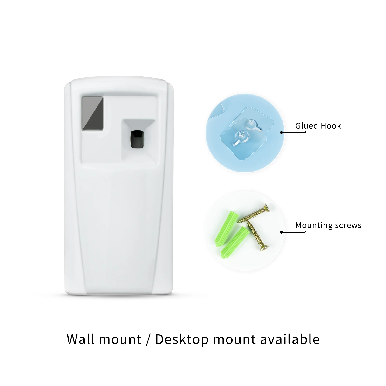 Plastic LCD Automatic Aerosol freshener sensor spraying air perfume dispenser Automatic Aerosol Dispenser