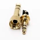 Stereo Jack Plug Audio Hot Sale Gold Plated 6.3 Mm Audio Stereo Plug To 3.5 Mm Stereo Jack Adapter For Headphone//