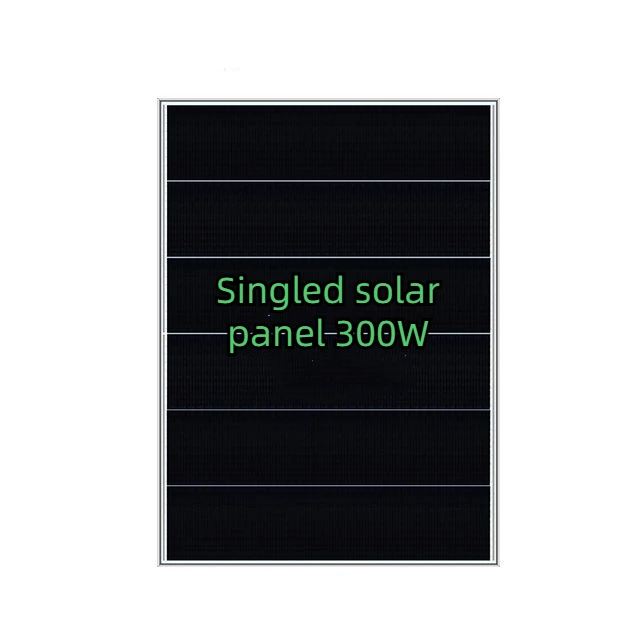 System Shingled Solar Panels Full Black Mono Solar Panels Watt