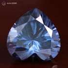 Cushion Cut Fancy Wholesale Princess Cushion Oval Pear Round Shape Color Moissanite Fancy Cut Blue Moissanite