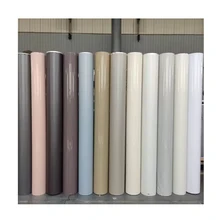 High Glossy Solid Colours Sparkle Pearlized PVC Furniture Membrane Lamination Film for PVC Sheets