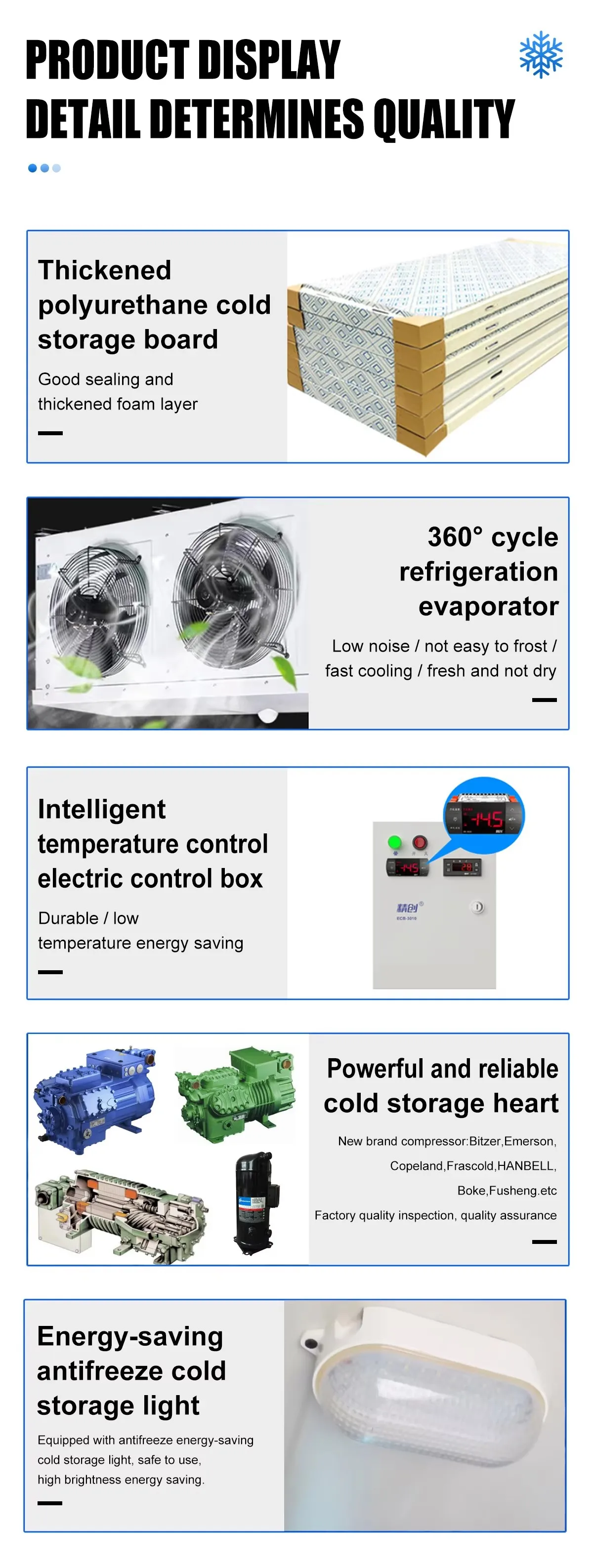 Chambre Froide Refrigeration Unit, 400 V, Color Steel Sheet - detail 16