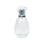 Crystal Bottle Free Sample Wholesale Empty 50ml Crystal Glass Cosmetic Packaging Mist Sprayer Perfume Bottle