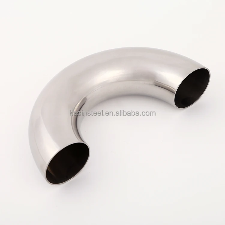 Din Stainless Steel Sanitary 180 Degree Welding Elbow Bend Pipe Fitting