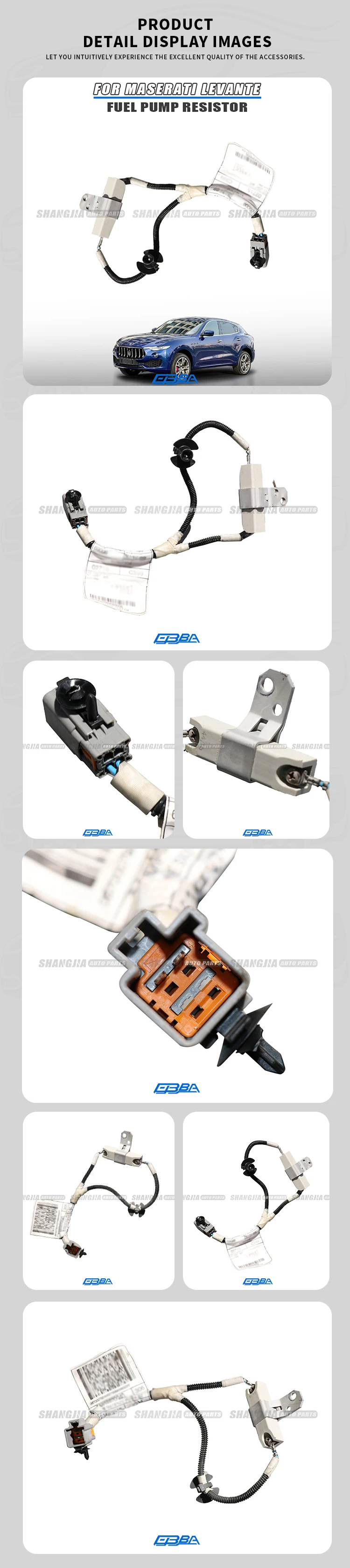 Good Price Plastic Material Fuel Pump Resistor For Maserati Levante 2017 670007924 supplier