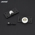 Cabinet Wheels Cabinet Wardrobe Closet Door Gate Roller Wheels Fittings Sliding Roller Set