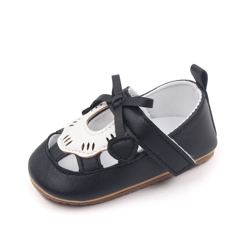 Hollowed-out Bow love Toe Toddler Shoes Summer Baby Shoes Casual Sandals for Girls manufacture