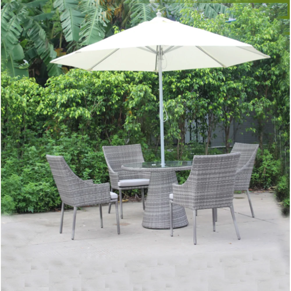 jakarta charcoal 6 piece patio set