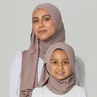 Scarfs 2021 Newest Instant Jersey Hijabs New Style Kid Instant Jersey Scarfs Soft Comfortable Head Scarfs