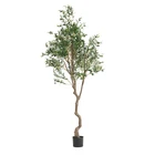 Plant Manufacturers Supply Indoor Decoration Artificial Green Plant Plastic False Tree Artificial Olive Tree