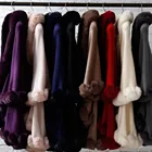 Cape Cape Wool In Stock Winter Warm Wool Blended And Faux Fur Coat Cape For Women